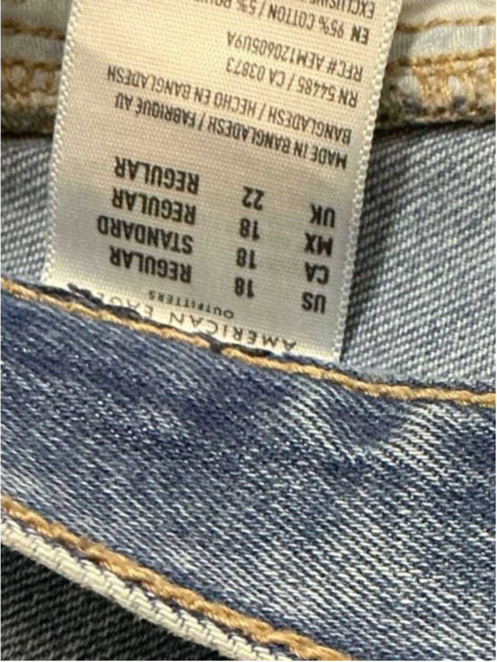 American eagle mom jeans size - Picture 4 of 6